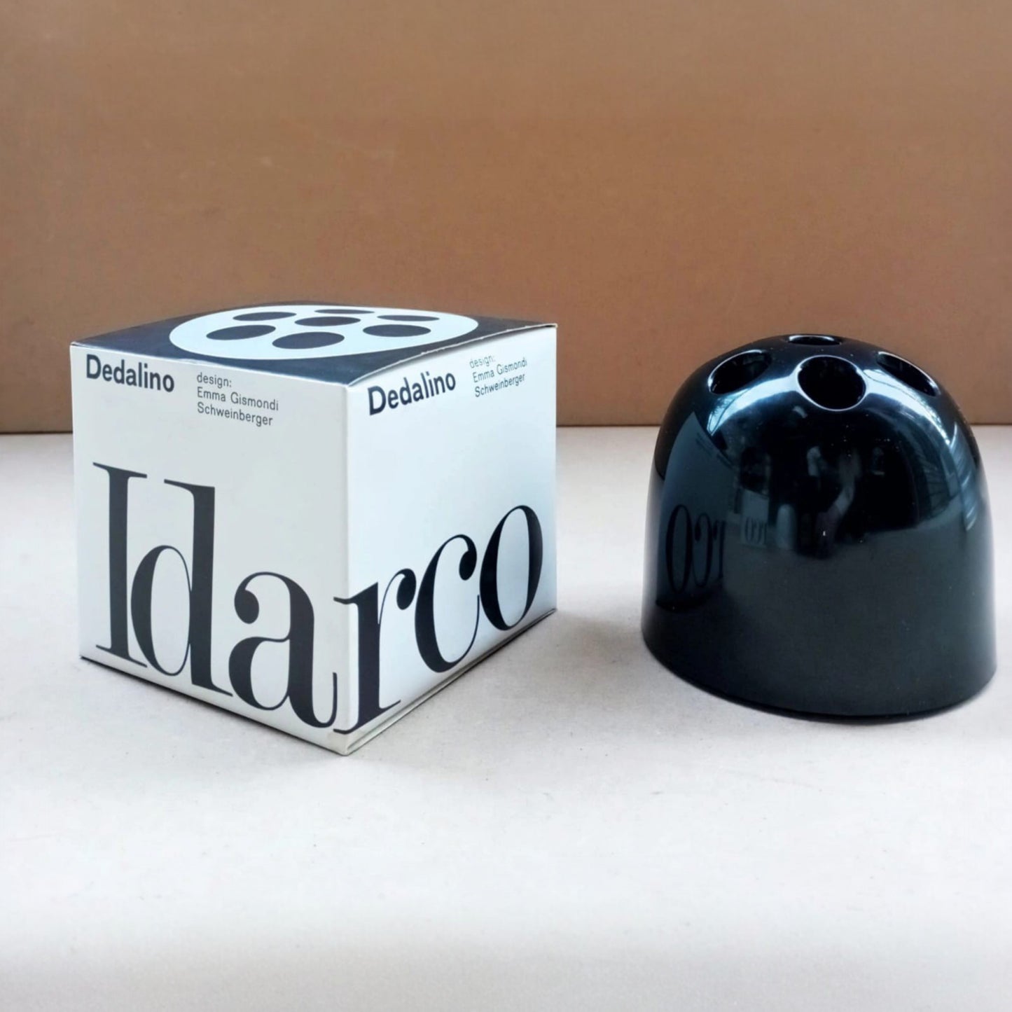 Black Dedalino Pen Holder by Emma Gismondi for Idarco, 1970s
