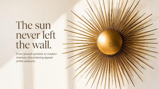 Sunburst Design: Why the Sun Never Left the Wall