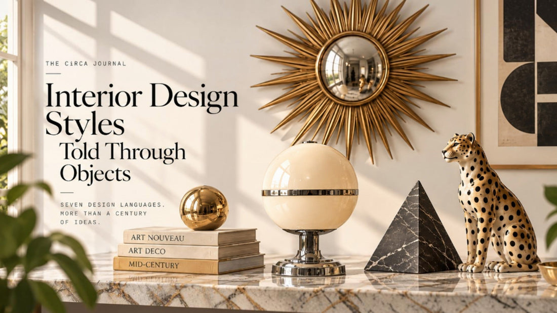 Interior Design Styles, Told Through Objects