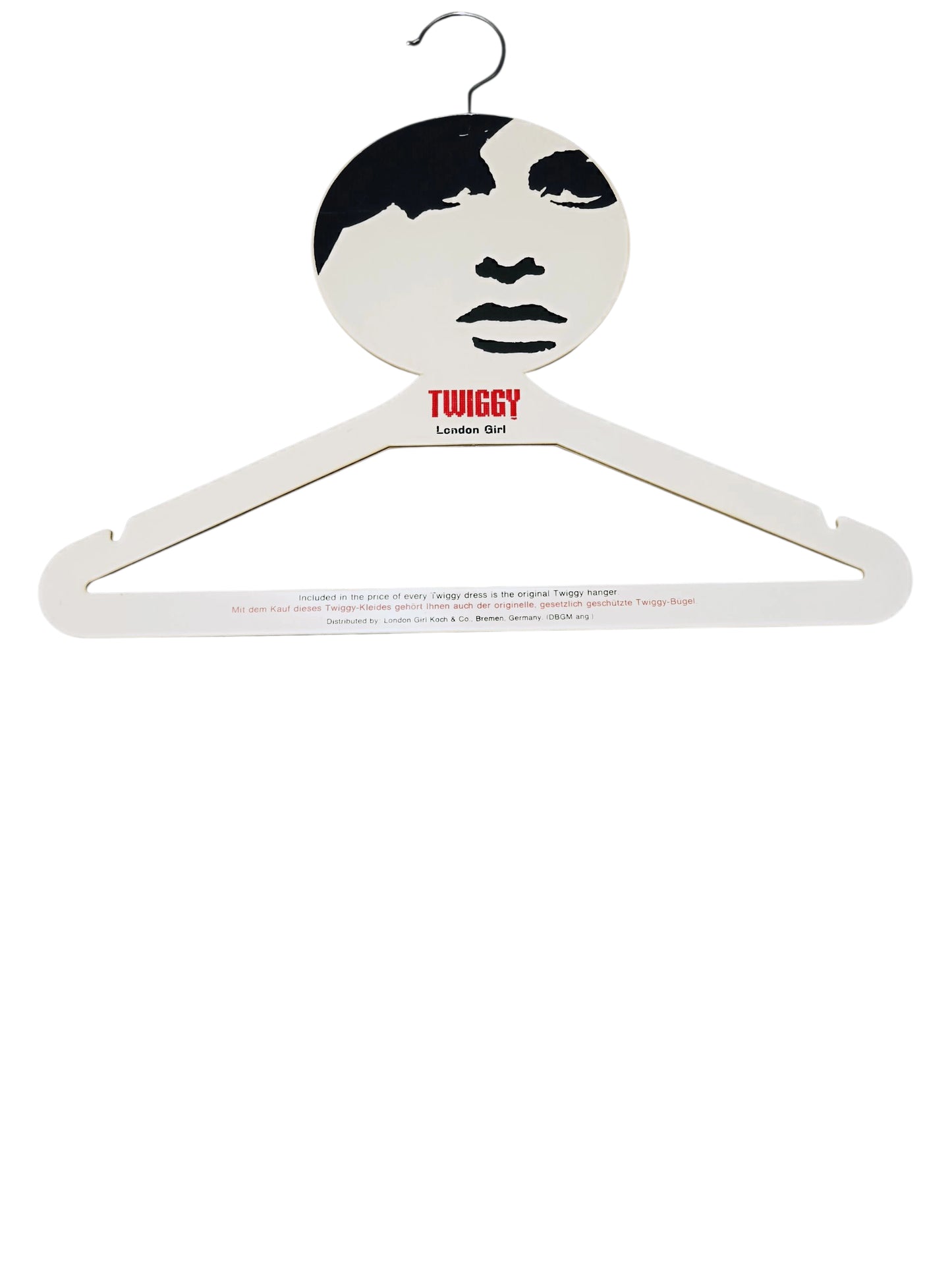 Twiggy London Girl vintage hanger 1960s