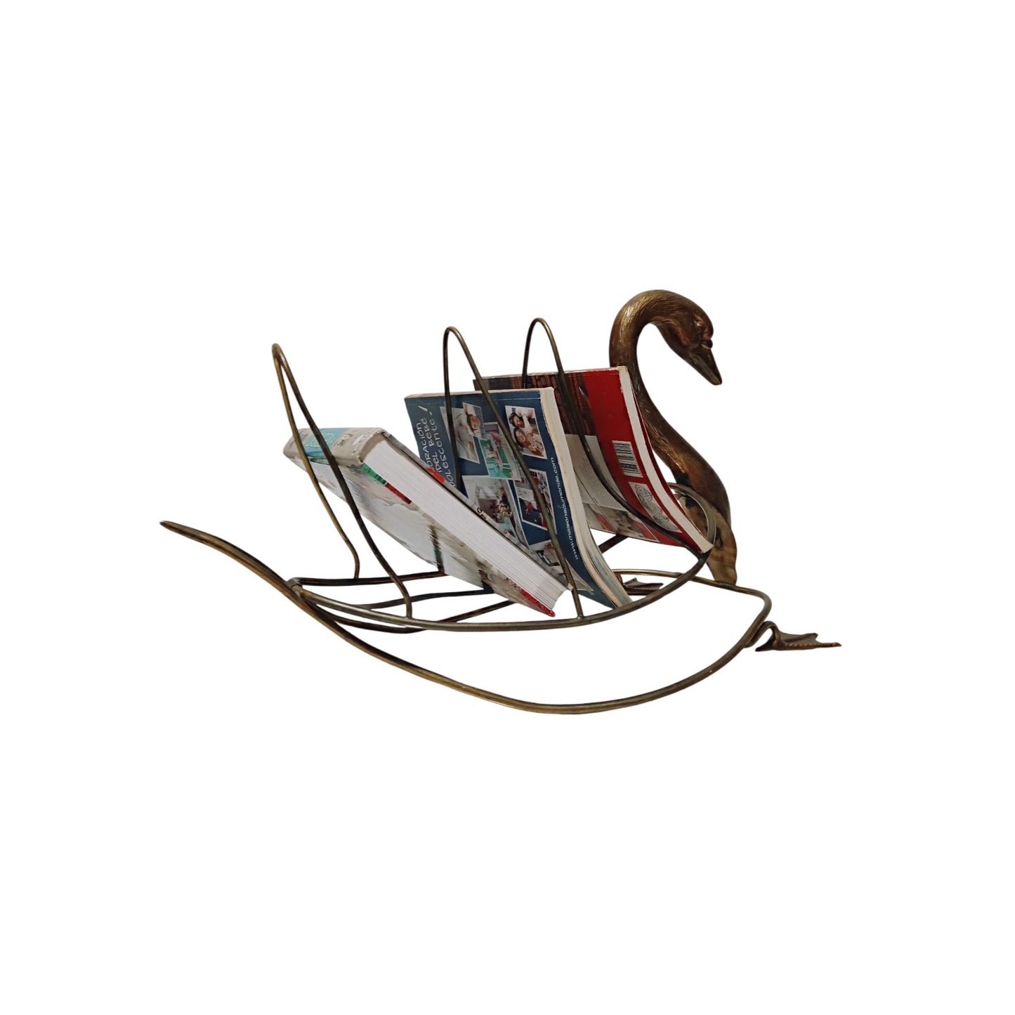 Side view displayed with magazines