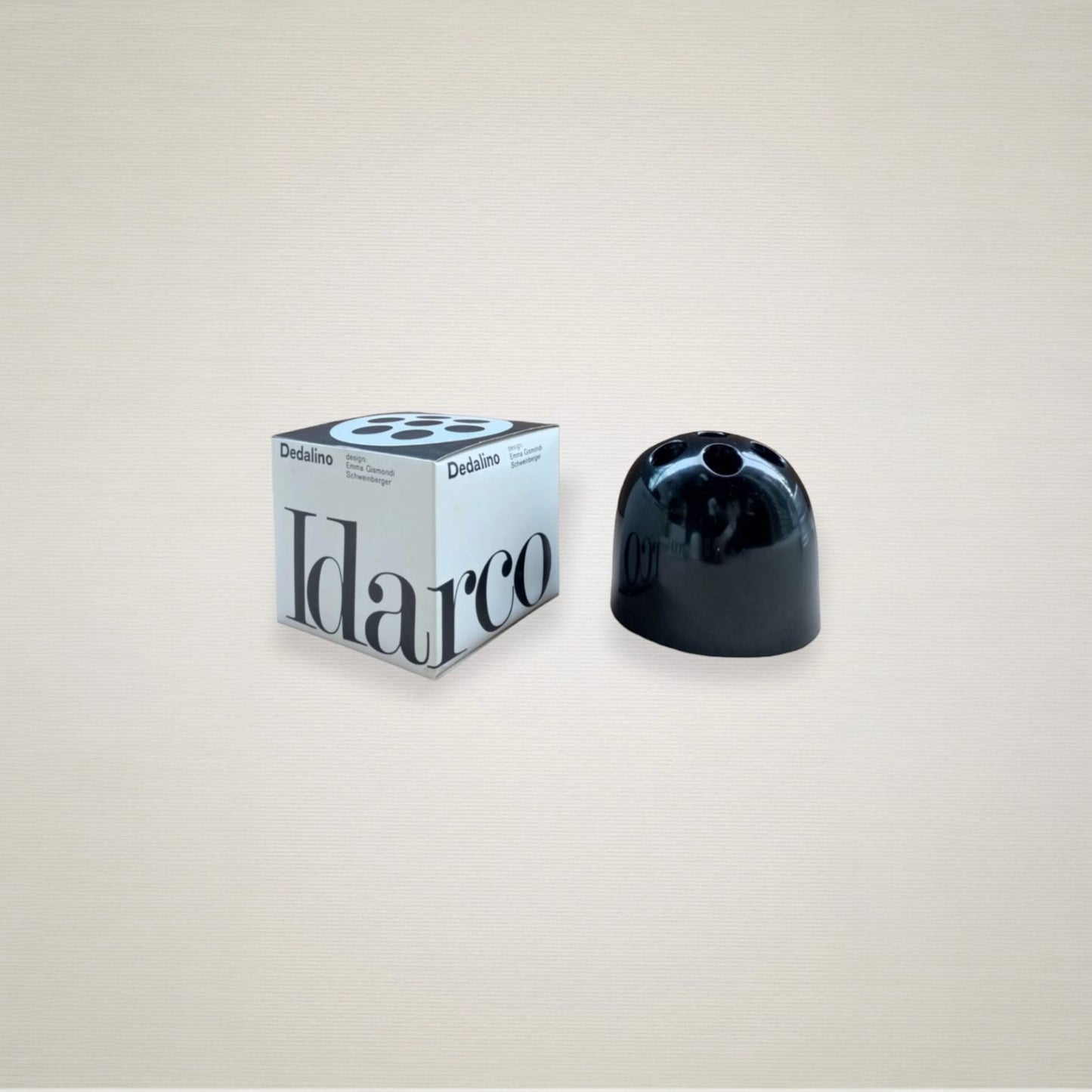 Black Dedalino Pen Holder by Emma Gismondi for Idarco, 1970s