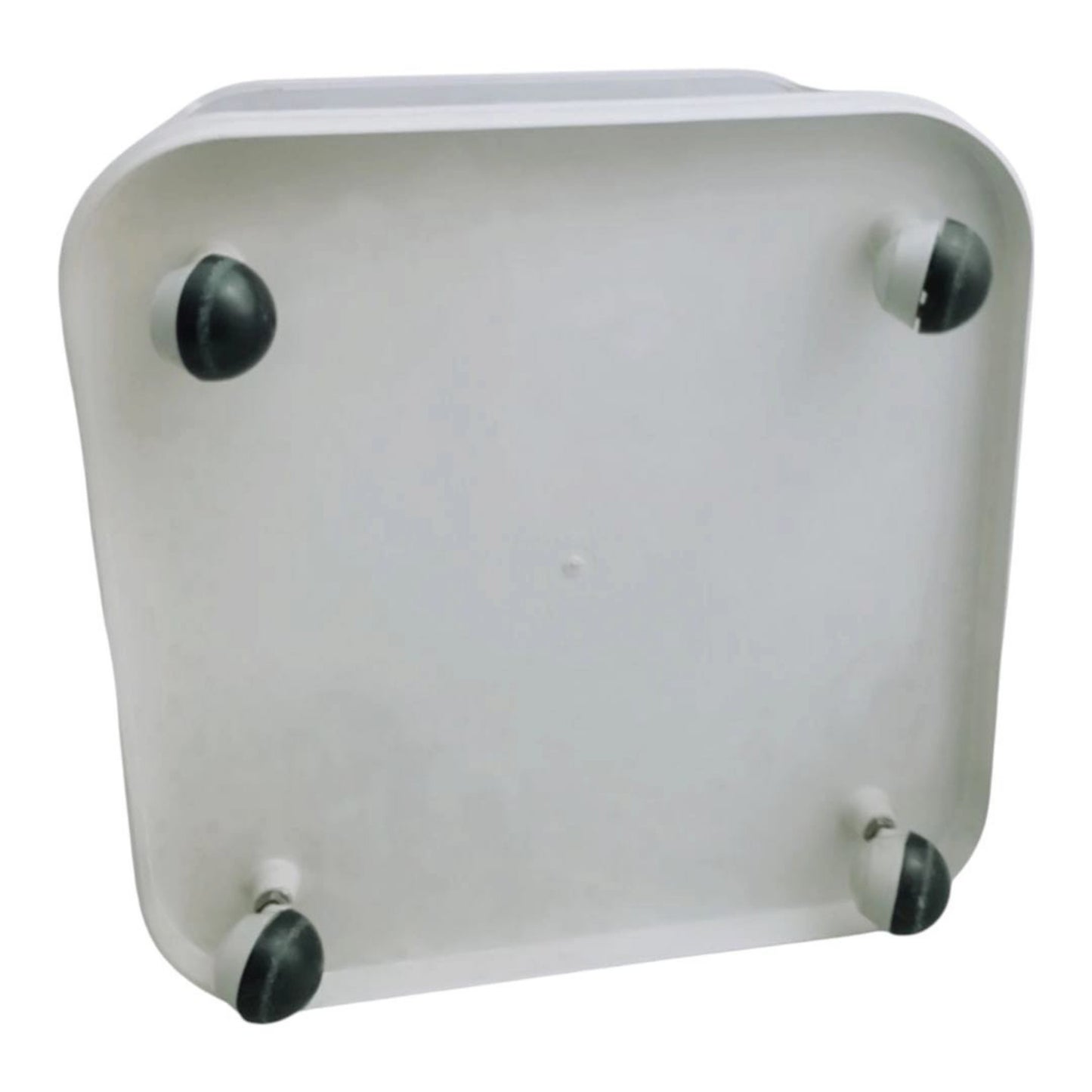 Underside of the Samoes modular storage unit showing the four feet