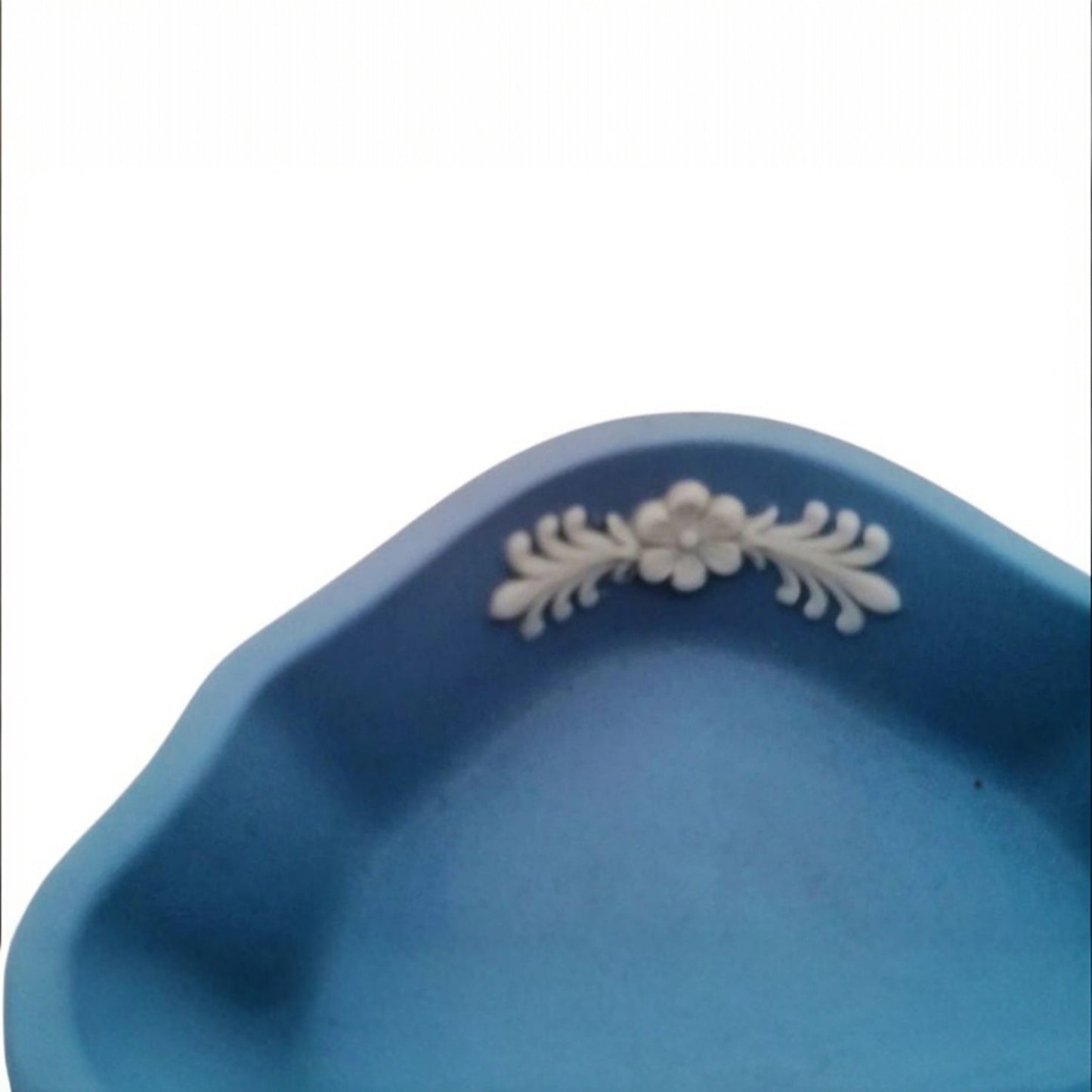 Vintage Wedgwood Blue Jasperware Cherub Trinket Dish, England
