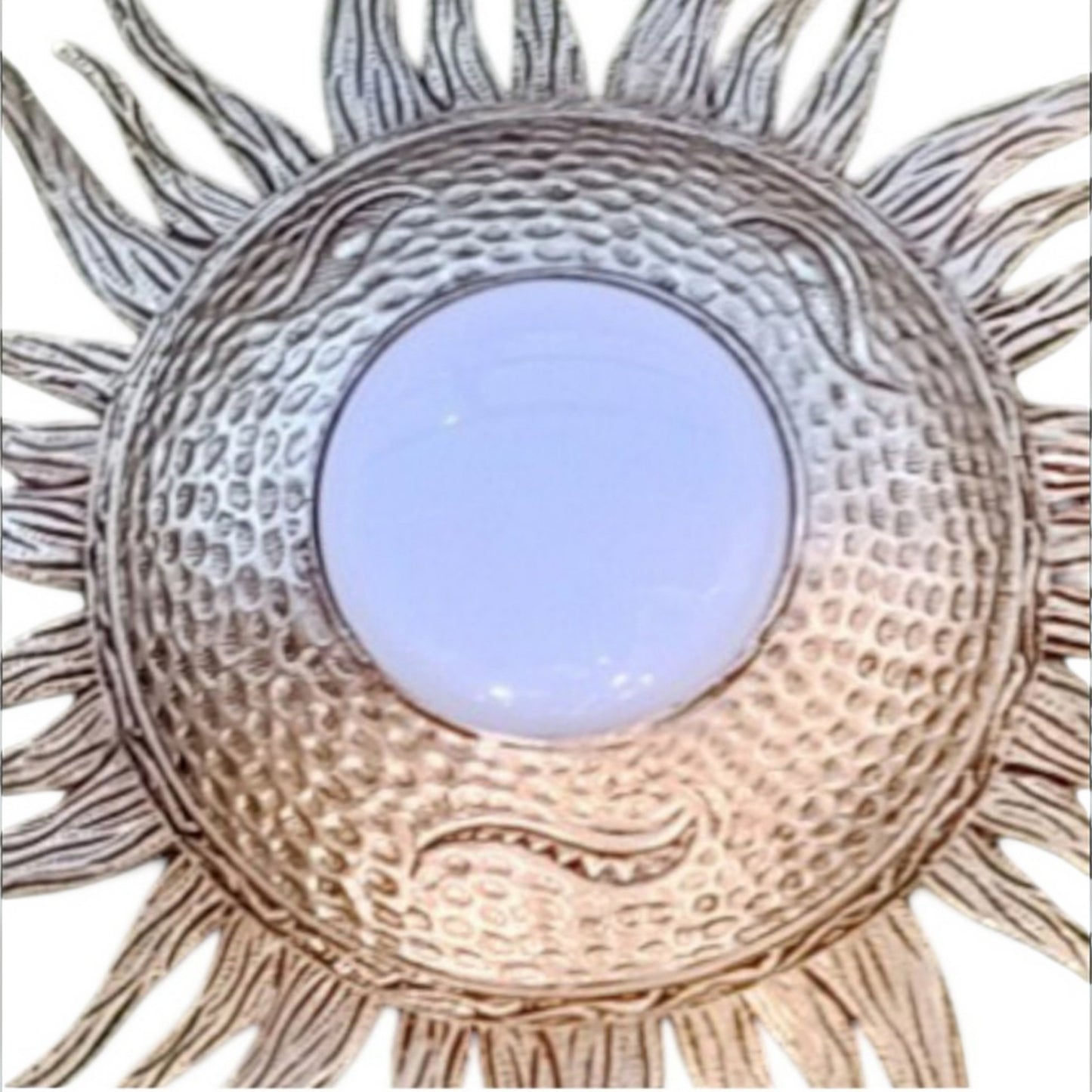 Vintage Spanish Sunburst Ceiling or Wall Light, c. 1950s–1960s