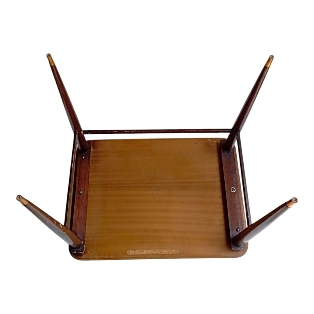 Underside of one of the nesting tables