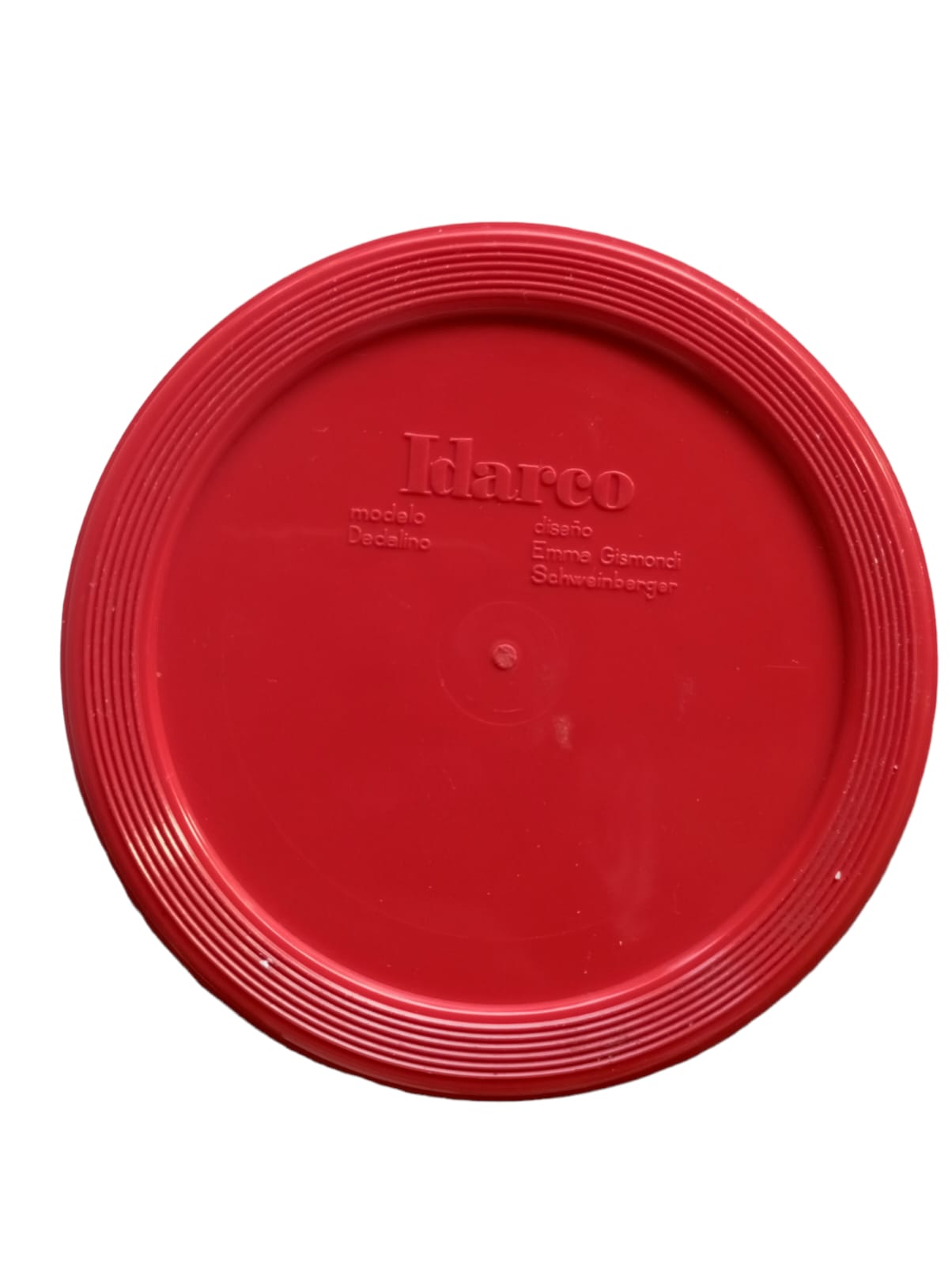 Base view of Dedalino plastic organiser with maker marking