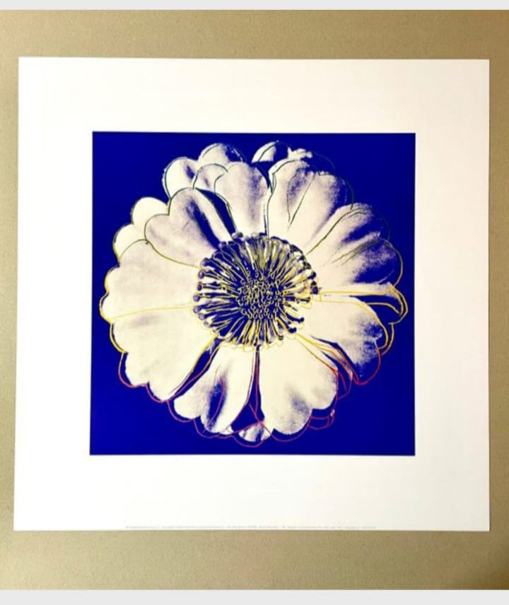 Floral Pop Art print after Andy Warhol