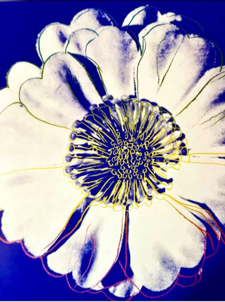 Floral Pop Art print after Andy Warhol