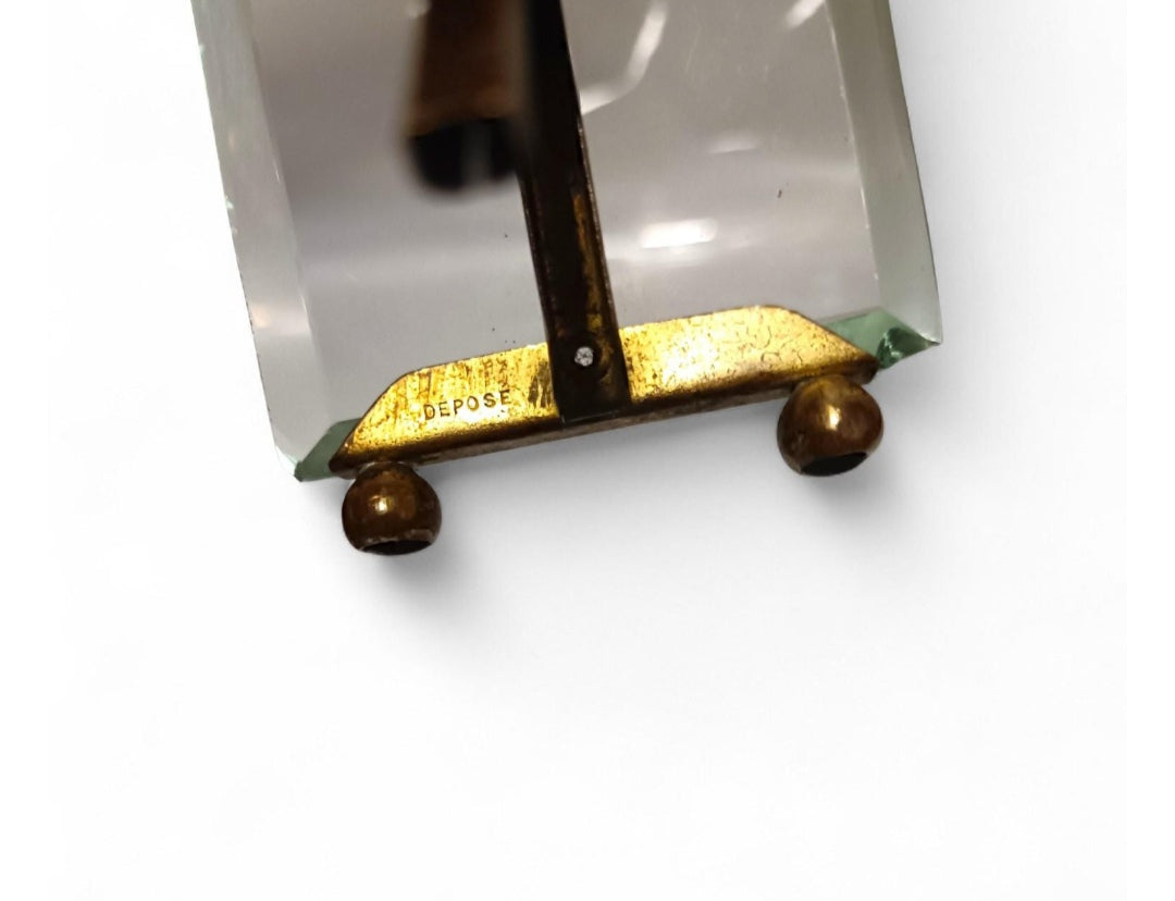 Vintage Bevelled Glass Photo Frame with Bow Detail