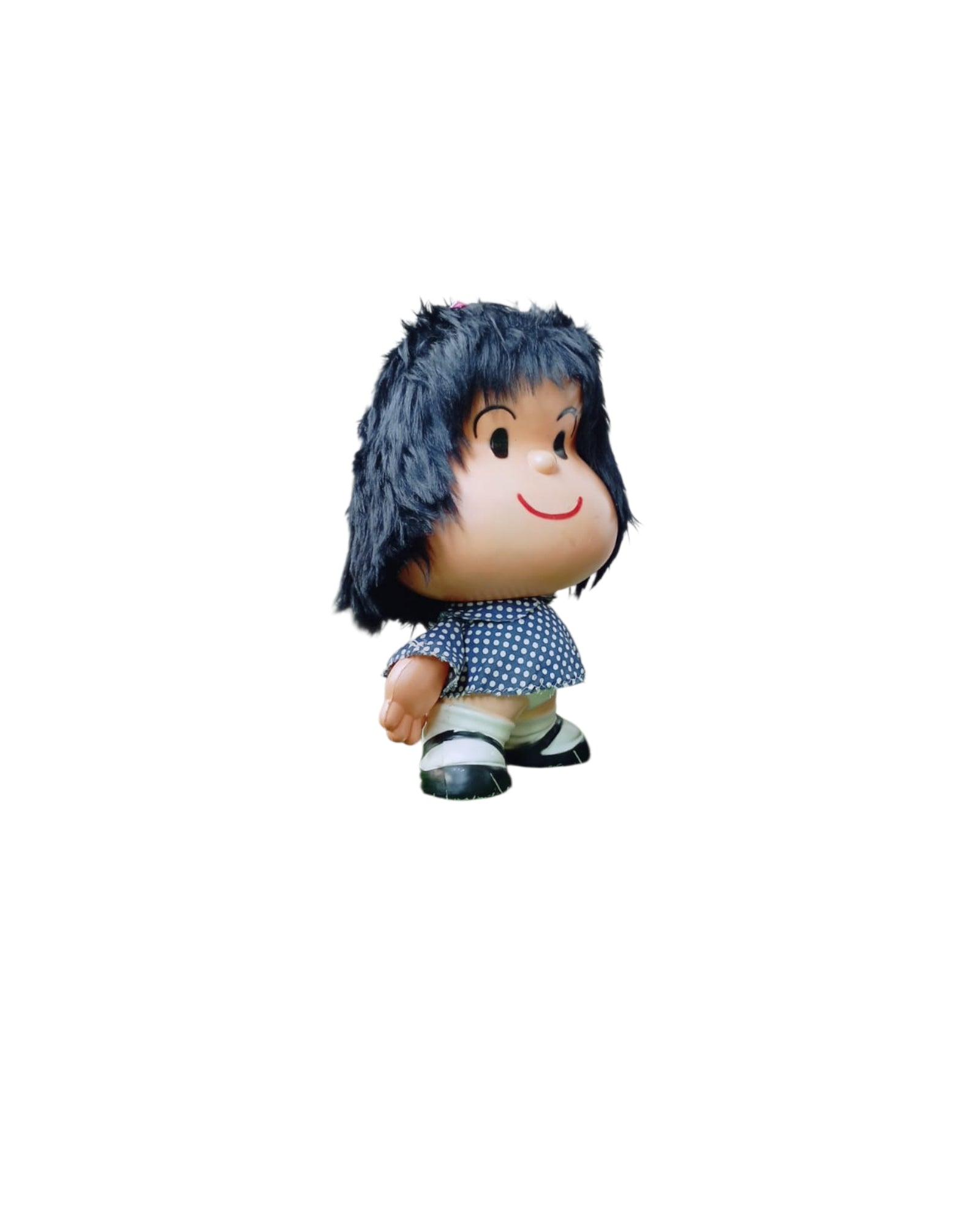 Italian vintage Mafalda sculptural decorative object. Side view